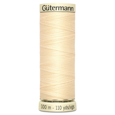 gutermann sew all thread | 100m | cream 610
