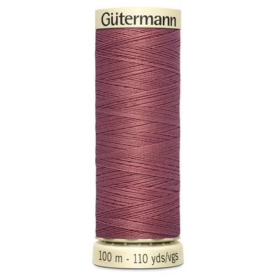 gutermann sew all thread | 100m | dusky claret 474