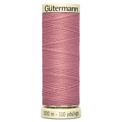 gutermann sew all thread | 100m | dusky pink 473