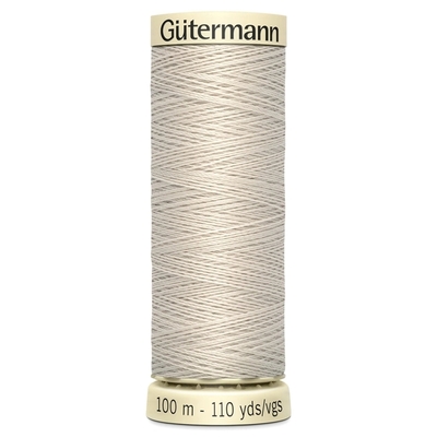 gutermann sew all thread | 100m | stone grey 299