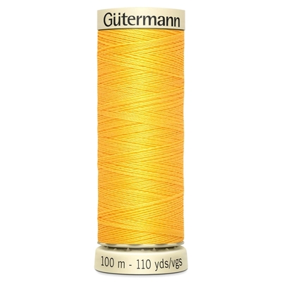 gutermann sew all thread | 100m | yellow 417