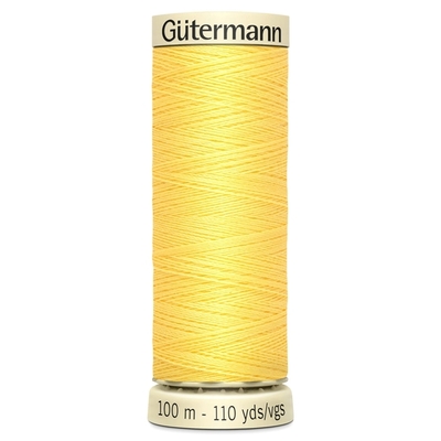 gutermann sew all thread | 100m | yellow 852