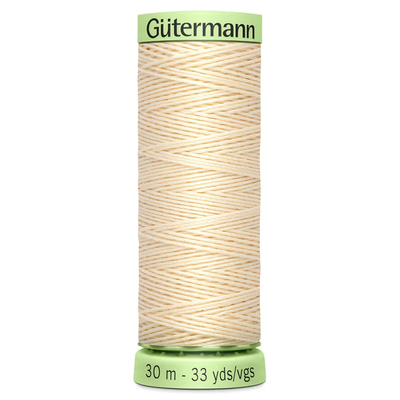 gutermann topstitch thread | 30m | cream 414