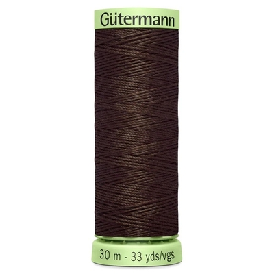 gutermann topstitch thread | 30m | dark brown 696