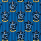 Harry Potter Ravenclaw House on Blue Fabric
