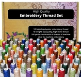 High Quality Embroidery Thread Set 120 Colours