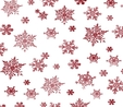 Holiday Elegance White Snowflakes Fabric Quilting & Patchwork 2