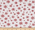 Holiday Elegance White Snowflakes Fabric Quilting & Patchwork 3