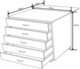 Horn 5 Drawer Unit  8