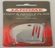 Janome 767405018 | Straight Stitch Foot and Needle Plate  2