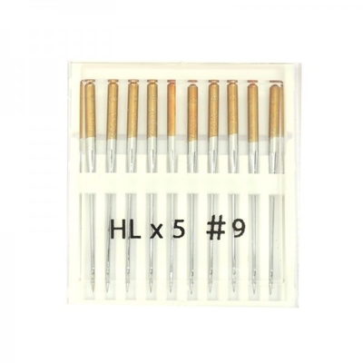Janome 767811000 | HLX5 Needles, Size 9 - pack of 10 