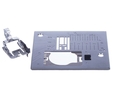 Janome 846407007 | Acufeed 1/4 Inch Seam Foot & Straight Stitch Needle Plate for MC6600P 