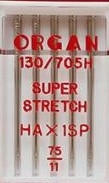 Janome 990211000 | HA 15X1SP Stretch Needles Size 75 