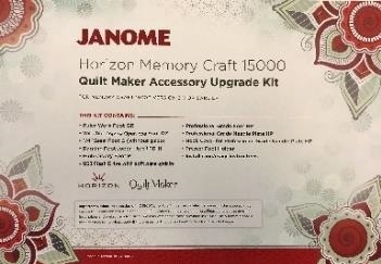 Janome Memory Craft 15000 Quilt Maker Accessory Upgrade Kit