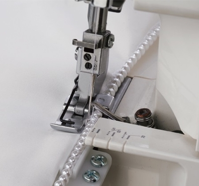 Janome 202041108 | Overlock Beading Attachment & Beading Foot