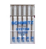 Janome 797815007 | Overlock Chrome Finish ELx705 Assorted Needles - Pack of 5