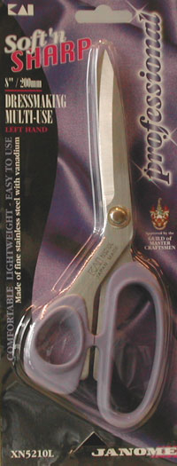 Janome Professional Soft and Sharp Dressmaking Scissors (XN5210L) Scissors & Cutting Tool