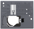 Janome 809616006 | Standard Zig Zag Needle Plate 