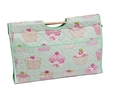Knit Craft Bag Cupcakes on Pastel Green  2