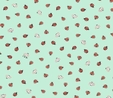 Little Buggers Ladybugs on Green Fabric Quilting & Patchwork
