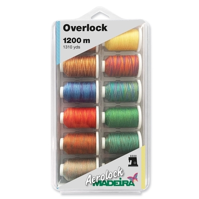 Madeira 8097 | Aerolock No.125 | 12 x 1200m: Variegated Colours