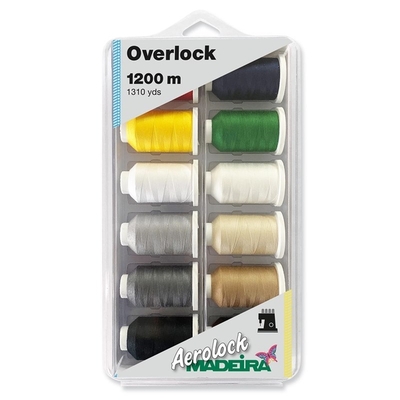 Madeira 8098 | Aerolock No.125 | 12 x 1200m: Solid Colours