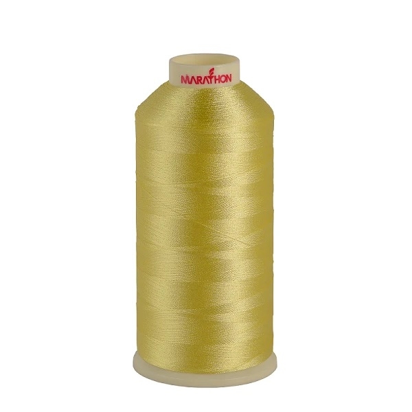Marathon 1004 | Viscose Rayon Embroidery Thread 1000m | Yellow