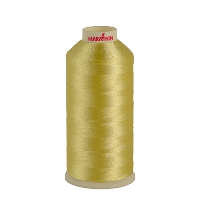 Marathon 1004 | Viscose Rayon Embroidery Thread 1000m | Yellow