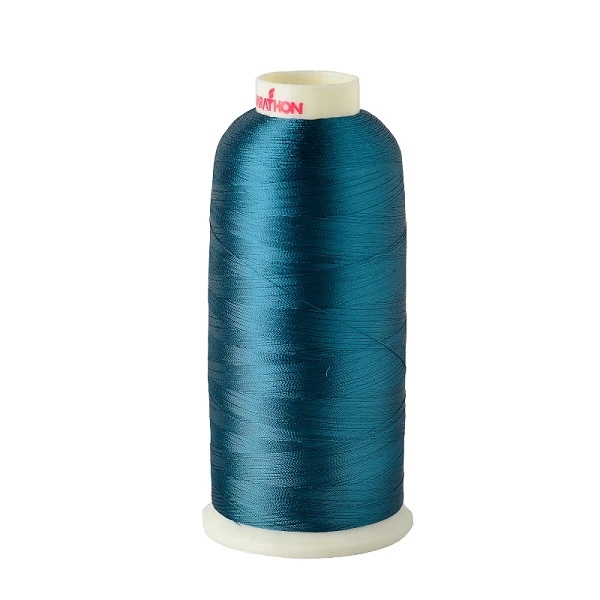 Marathon 1071 | Viscose Rayon Embroidery Thread 1000m | Dark Teal