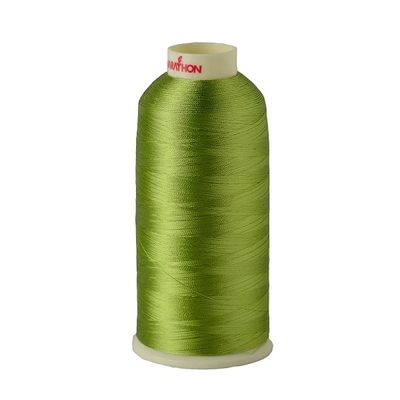 Marathon 1122 | Viscose Rayon Embroidery Thread 1000m | Antique Green