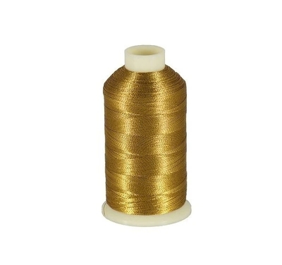 Marathon 3003 | Viscose Rayon Embroidery Thread 1000m | Gold Metallic