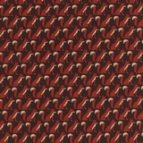 Mini Foxes in Brown Fabric