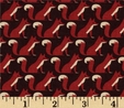 Mini Foxes in Brown Fabric  3