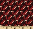 Mini Foxes in Brown Fabric  3