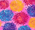 Mirage Multi Floral on Pink Fabric Quilting & Patchwork 2