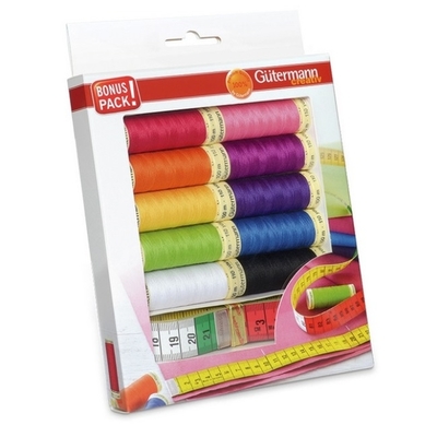 Multi Thread Set 10pk & Measuring Tape 