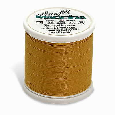 madeira aerofil sewing thread | 100m | no.120 | mustard yellow