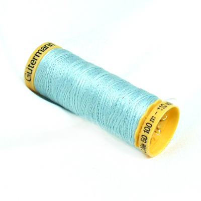 natural cotton 100m light blue dawn