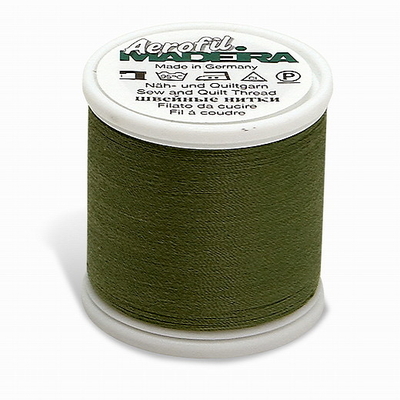 madeira aerofil sewing thread | 100m | no.120 | olive