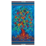 Paradise Floral Tree Multicolour Fabric Panel