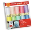 Pastel Colours 100m Sew All Thread Set 10pk Sewing Thread