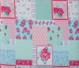 Patchwork Floral Bamboo Knitting Pin Set Filled Knitting & Crochet 4