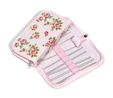 Pink Rose - Filled Crochet Hook Case (Clearance) Storage Organiser