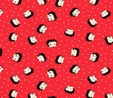 Red White & Betty Boop Dot on Red Fabric Quilting & Patchwork 2