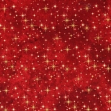 Reindeer Prance Red Stars Fabric