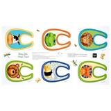 Sew & Go II Multi Animal Bib Fabric Panel 