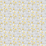 Sew Sweet Yellow Floral on Grey Fabric