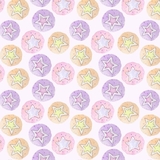 Star Dreams on Purple Flannel Fabric