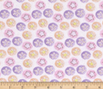 Star Dreams on Purple Flannel Fabric  2