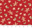 Sugar & Spice Christmas Collection on Red Fabric  2